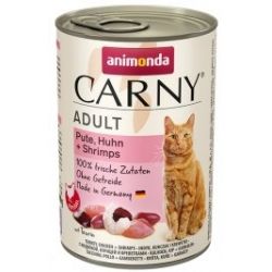 ANIMONDA CARNY ADULT INDYK, KURCZAK, KREWETKI PUSZKA 400G